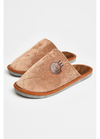 Капці кімнатні чоловічі темно-коричневого кольору Let's Shop (362082667)