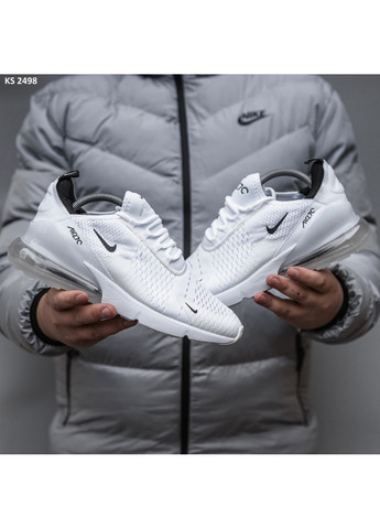 Білі Осінні кросівки чоловічі nike air max 270 white найк аір макс 270 No Brand