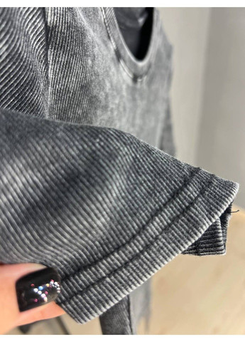 Футболка жіноча A-N 2747 варка тай-дай рубчик топ середня довжина базова one size No Brand - (319315332)