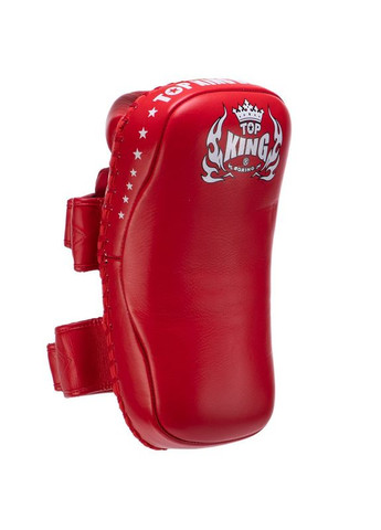 Пади для тайського боксу Тай-педи з натуральної шкіри (2шт) KING Super Pro (підтримка для рук, р-р S 35х17х8см, червоний) Top King Boxing (361435858)