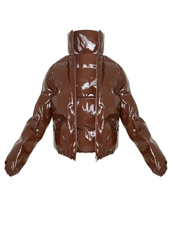 Коричнева демісезонна куртка жіноча тепла коричнева демісезонна. куртка жіноча кавова No Brand Mocco Light