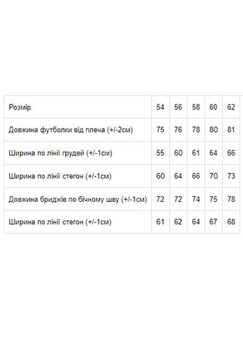 М'ятна комплект жіночий (футболка+бриджі) (p-4741) Носи своє 8119-002-33
