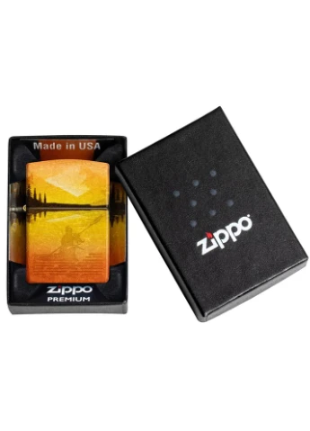 Запальничка 48458 Lake Fishing Design Zippo (393913952)