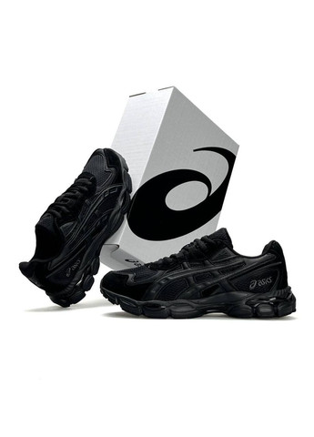 Чорні Осінні кросівки чоловічі asics No Brand GEL-NYC 2055 All Black