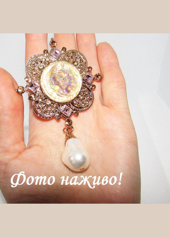 Нарядная большая брошь по мотивам kirks folly русалка, девушка, камея, 2254 Fashion Jewelry (336550652)