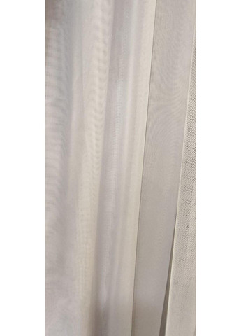 Тюль шифон вуаль молоко з обтяжувачем 600х250 No Brand (353828975)