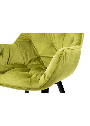 Кухонний стілець Мікс Paradise велюр Оливковий/Чорний 855217-01 855217 Мікс меблі (355468217)