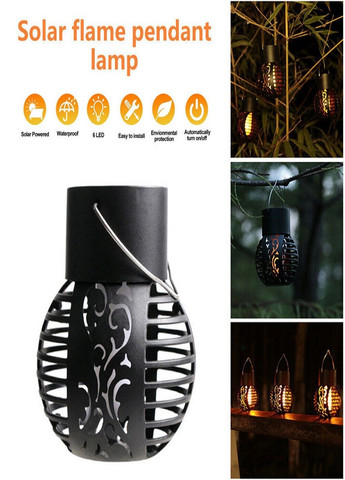 Підвісний Світильник на сонячній батареї з ефектом полум'я водонепроникний VTech (324580133)