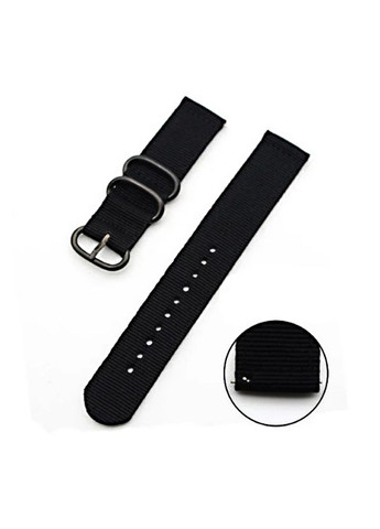 Нейлоновый ремешок Traveller для часов Samsung Galaxy Watch 3 41mm (SM-R850) - Black Primo (333720293)