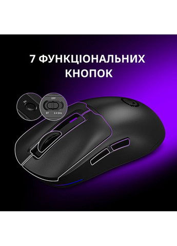 Мышь MSA10W Wireless Gaming Black (LRG-MSA10W-BK) LORGAR (324690732)