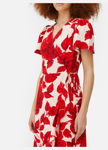 Молочна сукня літо,молочний в червоні візерунки, Primark