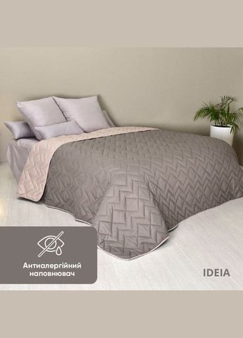 Покрывало 220х240 см стеганная двухсторонняя качественная стежка микрофибра на кровать, диван. IDEIA (334726636)