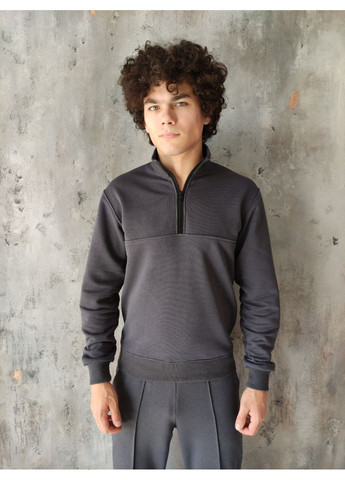 Серый демисезонный masoli мужской костюм полу классика брючный No Brand