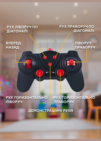 Машинка на радиоуправлении перевертыш на пульте управления Stunt Elves Черный 68396 DobraMAMA (336330635)