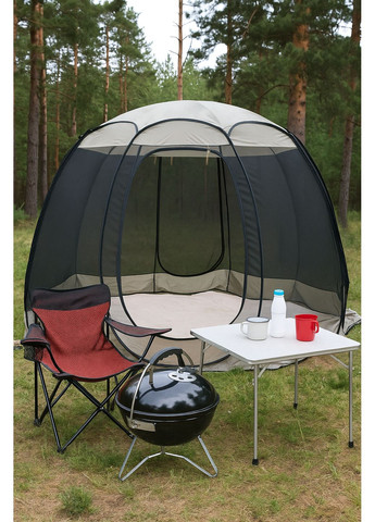 Садовий намет-павільйон Kibris складаний з москітною сіткою Jumi (361951497)