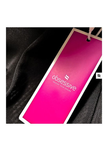 Пеньюар белый с розовым кружевом Girlly, Obsessive (331168232)