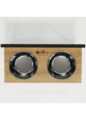 Миски на регульованій підставці для великих собак Flex L (2 × 1.8 л) FL-502850-BLNH Hollky (365652796)