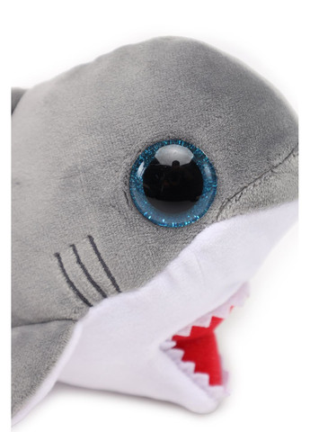 Детская игрушка мягконабивная Benie Bebies Серая акула "Finnegan" 15 см цвет разноцветный CB-00283978 TY (356907133)