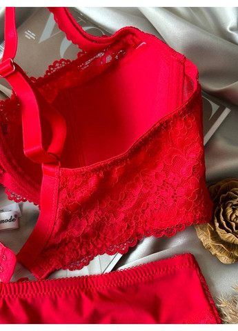 Красный женское красное нижнее белье комплект Lanny Mode
