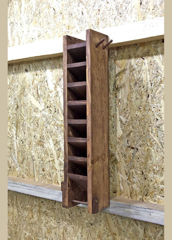 Органайзер для ручного інструменту з дерева Арохан 7 капучино (ОРС-700109) No Brand (328910947)