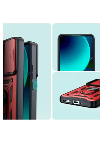 Чохол до мобільного телефона (710560) BeCover Military Xiaomi 13T/13T Pro Red (326595405)