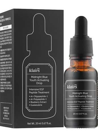 Сироватка для обличчя Midnight Blue Youth Activating Drop 20ml (919630-30835) dear, Klairs (368895326)