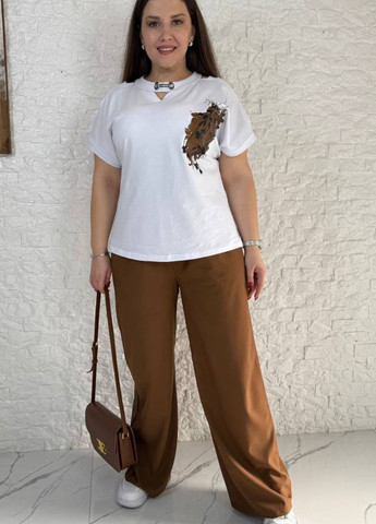 Костюм-двійка: футболка та штани-кльош Tik-Tak (340163451)