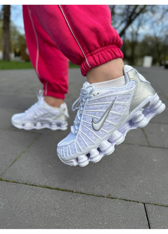 Білі Осінні кросівки чоловічі nike shox tl white найк шокс тл No Brand