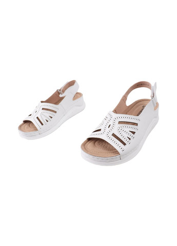 Белые босоножки женские белые натуральная кожа Lifexpert