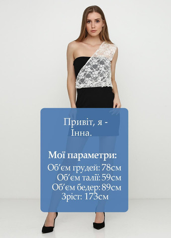 Черно-белое повседневный платье черно-белый Rare с геометрическим узором