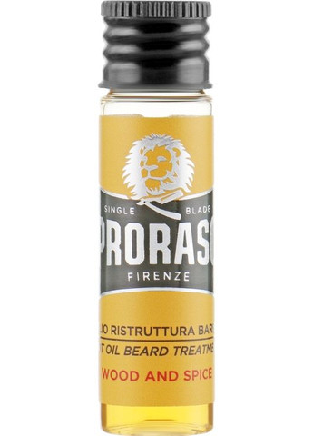 Гаряча олія для бороди Wood and Spice Hot Oil Beard Treatment 4x17ml (620557-33839) Proraso (368646817)