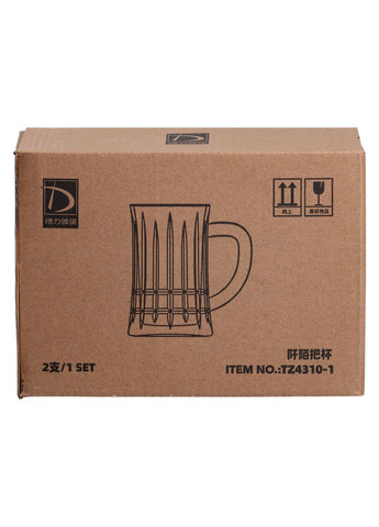 Набор пивных бокалов 2 шт 310 мл из стекла HP-19-145 Jooki (358705745)