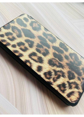 Чохол-книжка з малюнком для Samsung Galaxy A24 Чорний:: Леопардовий дизайн (принт 383) CASE CONTROL (360669818)