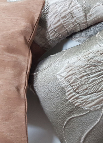 Комплект декоративних подушок Fkower 40х40см 2шт 40х30см 1шт 40х25см 1шт 33х28см 1шт оливковий (п_0685) Firanka Flowers (315319335)