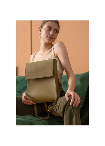 Рюкзак женский кожаный Tammy оливковый The Wings (301871155)