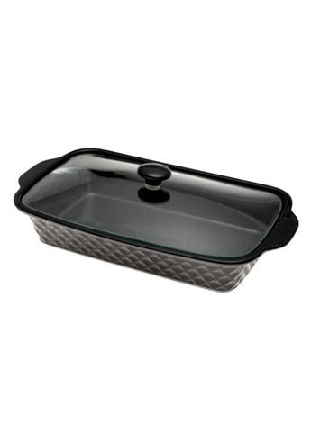 Марміт керамічний KM-6422 41 см 3 л чорний Kamille (324623868)