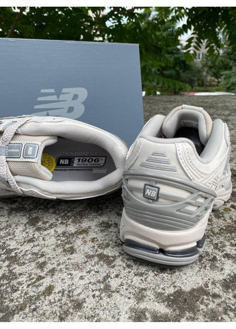 КРОСІВКИ ЖІНОЧІ NEW BALANCE 1906R WHITE GREY M1906RD НЬЮ БЕЛАНС 1906R No Brand сірі демісезони (368888002)