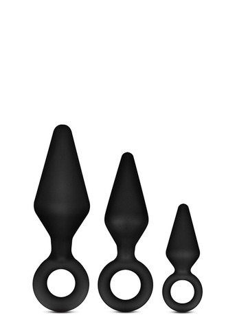 Набір анальних пробок LUXE WEARABLE NIGHT Rimmer Kit BLACK Blush (290666998)