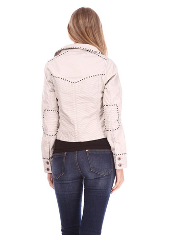 Молочная демисезонная куртка l42465kalamazoo молочный Pepe Jeans