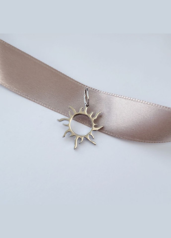 Серебряная подвеска подвес Солнце без камней серебро 925 пробы родированное 3007р 0.80г No Brand (306741493)