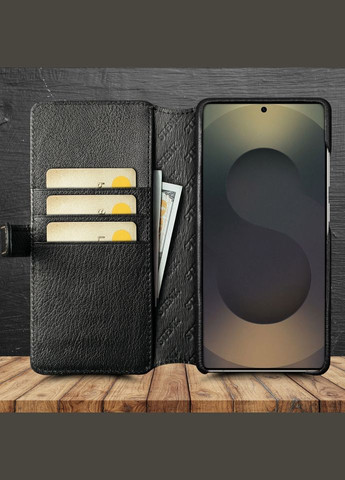 Чехол-портмоне Premium Wallet для Samsung Galaxy S25 Ultra Чёрный (78617) Stenk (328082669)