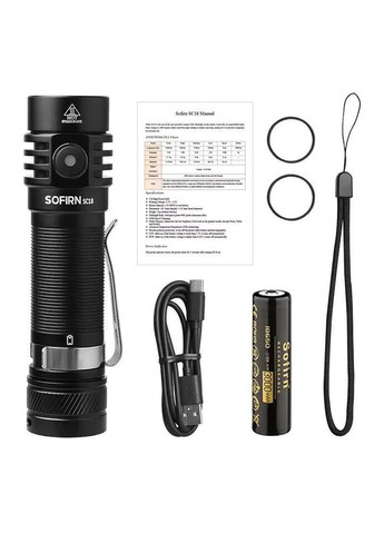 Фонарь SC18 + АКБ 3000 мАч Sofirn (354224348)