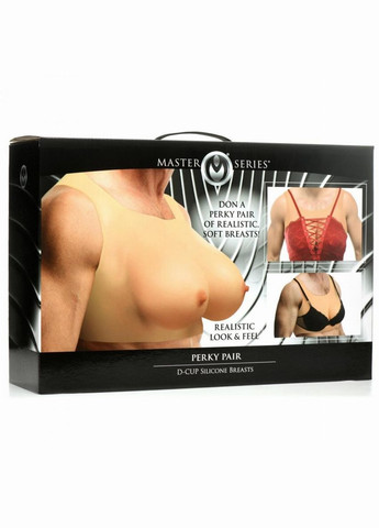 Накладні силіконові груди Perky Pair DCup Silicone Breasts Master Series (314507902)