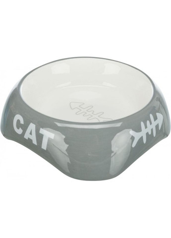 Миска Cat для котів, керамічна, 13 см, 200 мл Trixie (292114728)