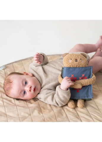 Розвивальна книжка-розкладачка 2-в-1 Обійми ведмежати Taf Toys (366238829)