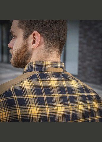 Сорочка Redneck Shirt Navy Blue/Yellow M-TAC (315147778)