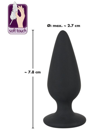 Анальная пробка - Black Velvets Heavy Plug Small Orion (335862777)