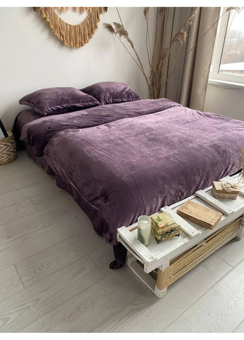 Постельное белье с резинкой, плюш Семейный размер, наволочки 70/70 No Brand (364219275)