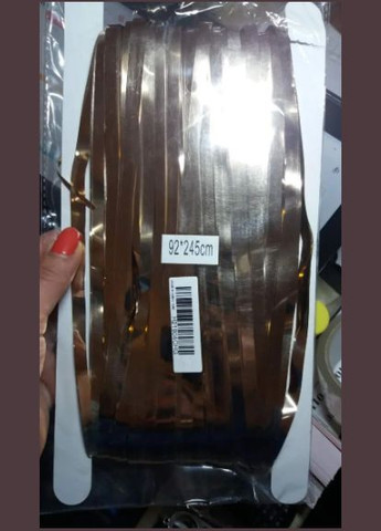 для фотозони прикраса 245 см на 92 см шампань Jannet Дощик (316580250)