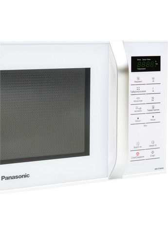 Микроволновая печь, 25л, 800Вт, дисплей, ручкой открю, белый Panasonic